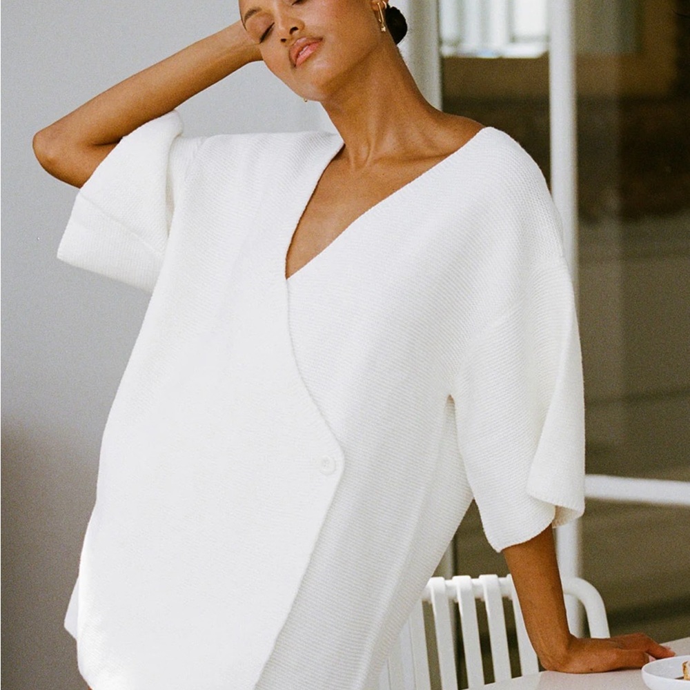 Sabo Skirt White Midi Dress
